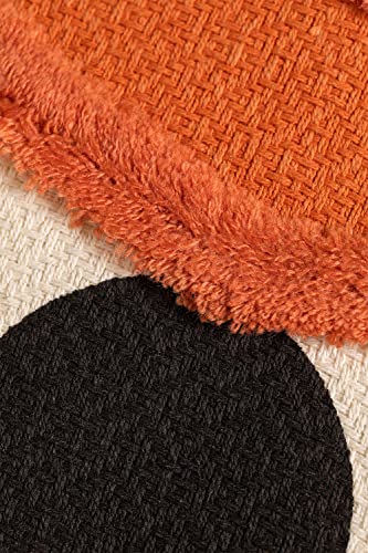 Sklum Falbus Cuscino 45x45 Multicolore in Cotone Ricamato