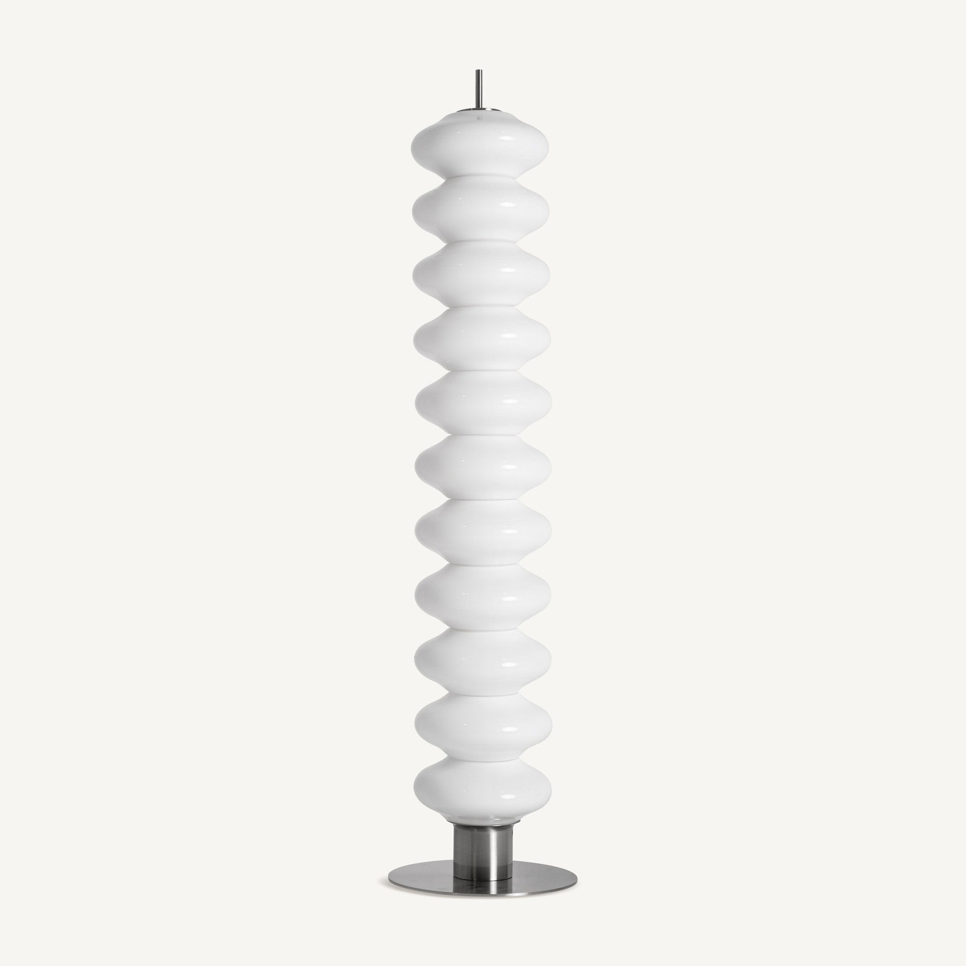 Bambua Tiare Piantana Vetro Bianco 150 cm