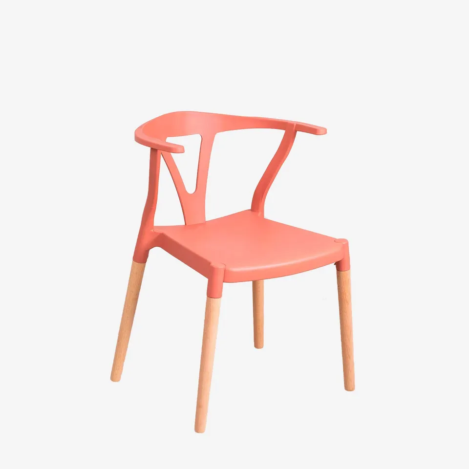 Sklum Uish sedia giardino legno polietilene terracotta