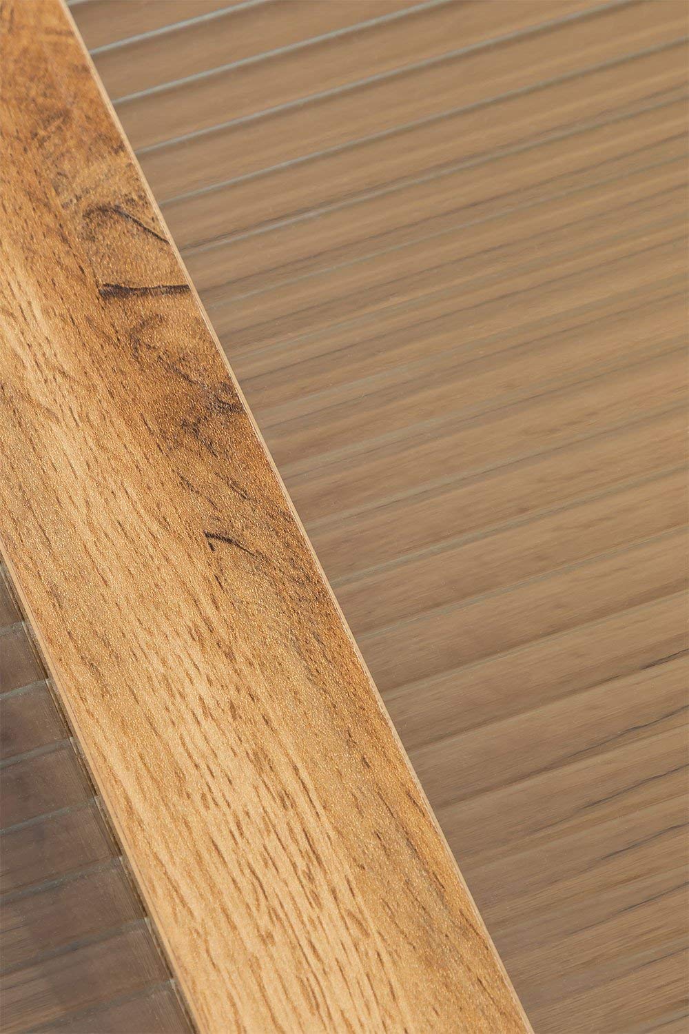Sklum Ipek tavolino MDF e vetro rustico 120 cm