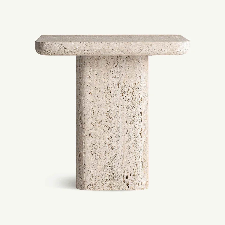 Bambua Theuville tavolino travertino beige