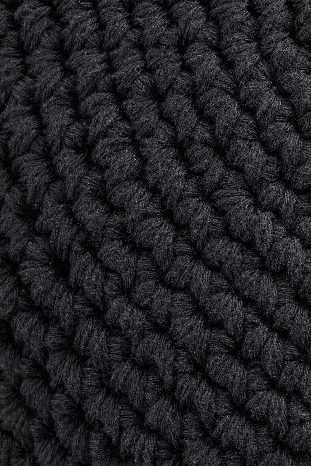 Sklum Yilda cuscino rotondo Ø50 cm cotone con pon pon