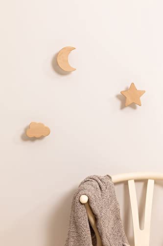 Sklum Eskay Kids appendiabiti parete legno 3 ganci