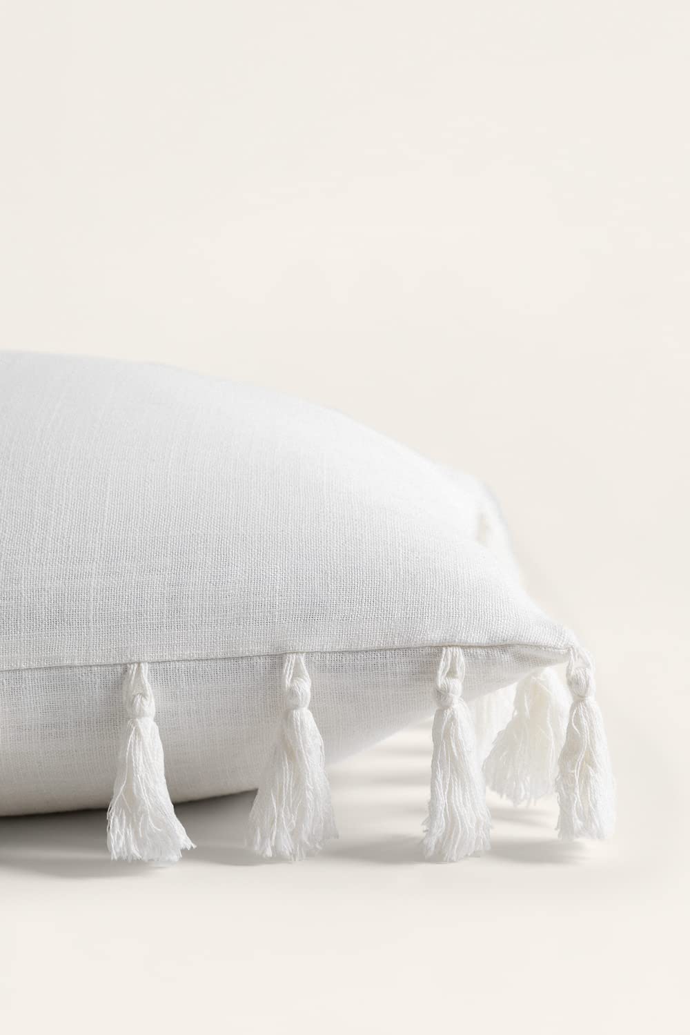 Sklum Laurent Cuscino Quadrato Cotone 45x45 Bianco