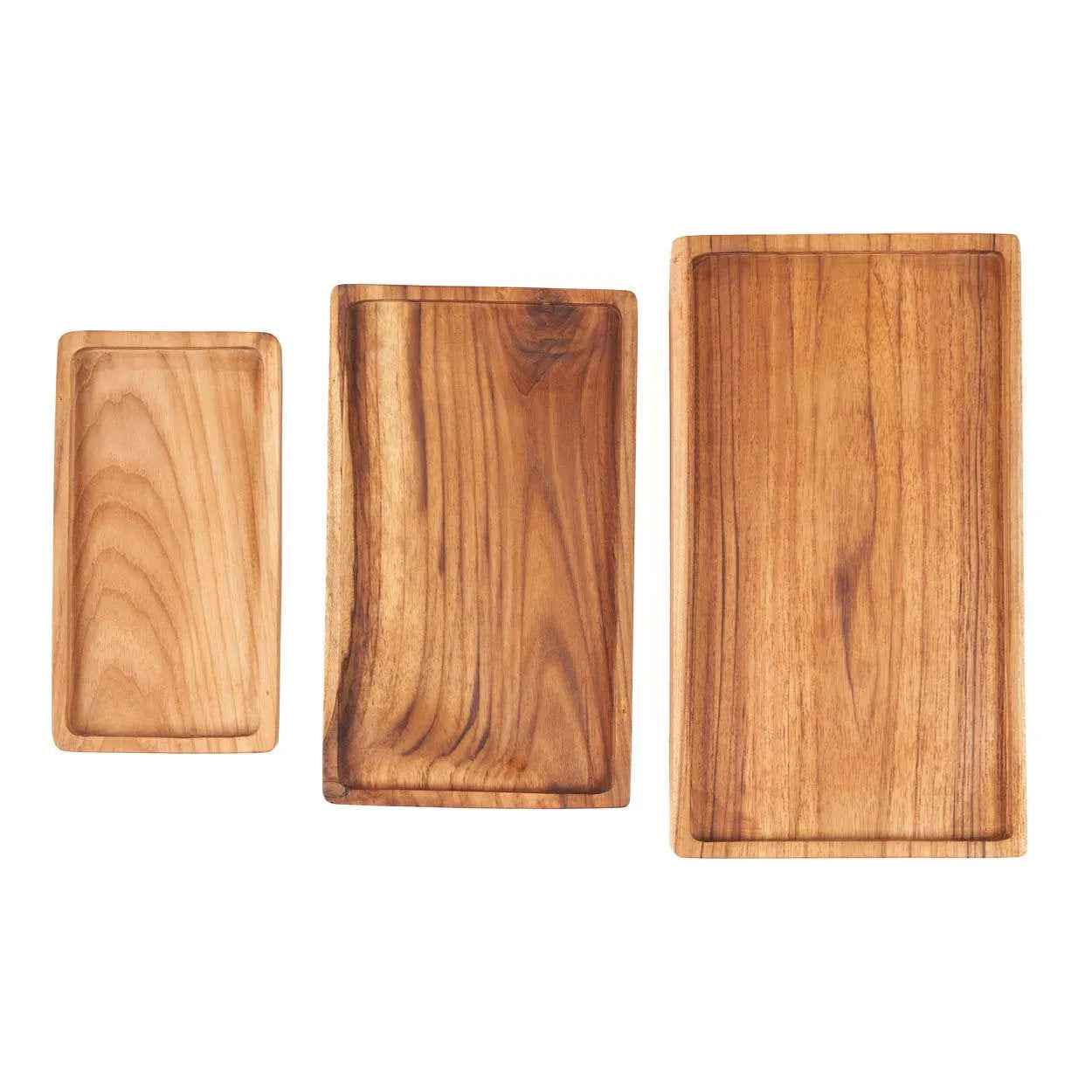 Bambua Gormandize vassoio legno naturale L
