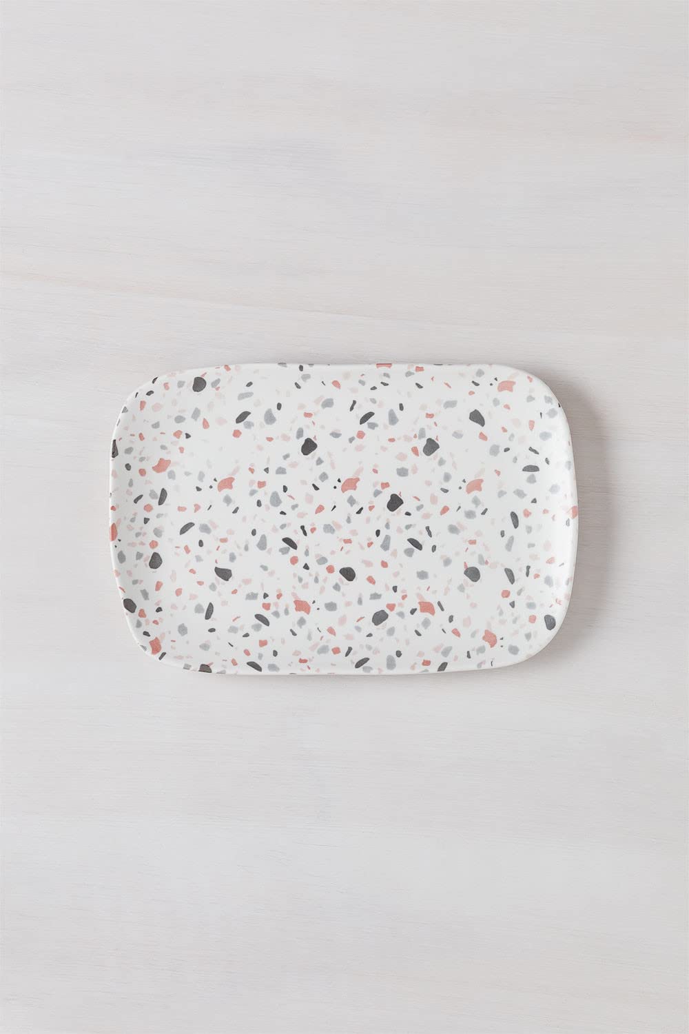 Sklum Ecöh vassoi porcellana terrazzo bianco set 4 pezzi