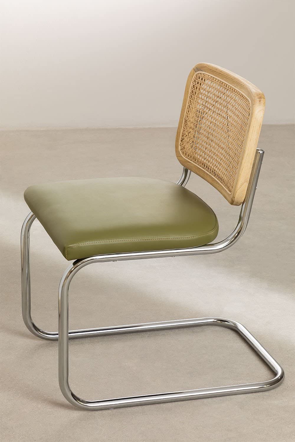 Sklum Tento sedia da pranzo similpelle rattan