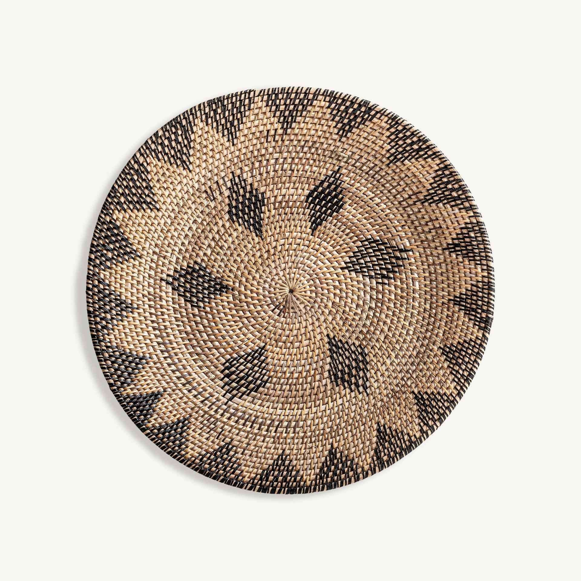 Bambua piatto decorativo rattan naturale