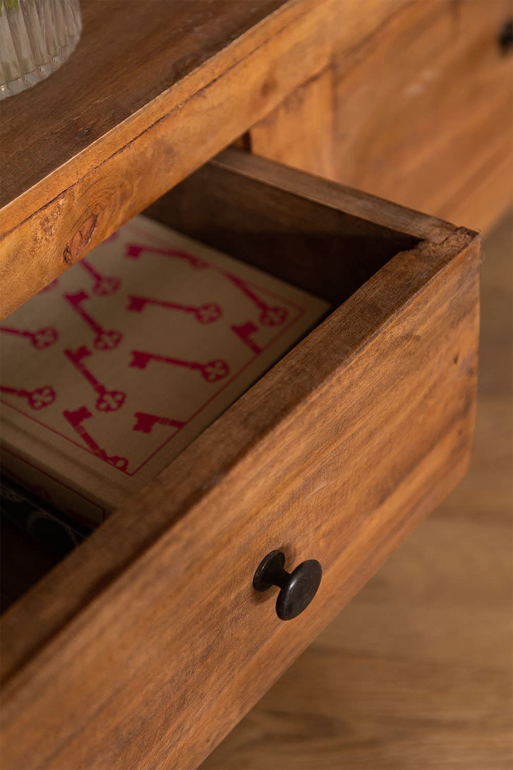 Sklum Jara set 2 librerie legno riciclato con ripiani