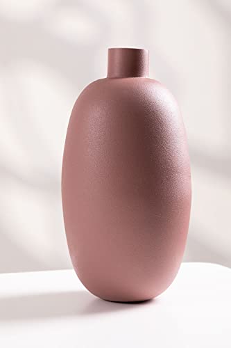 Sklum Aika Vaso in Ferro Rosa 23,5 cm