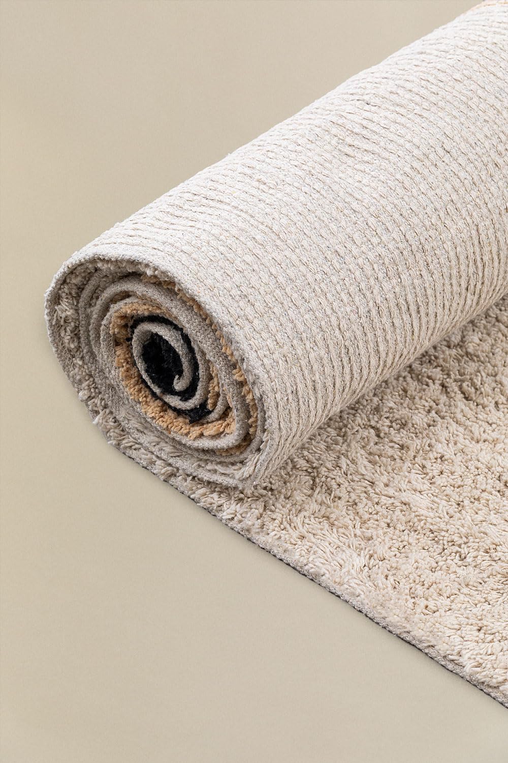 Sklum Siana tappeto in cotone 320x190 cm beige crema