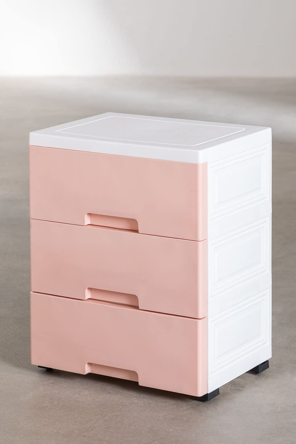 Sklum Beysi cassettiera rosa quarzo in polipropilene
