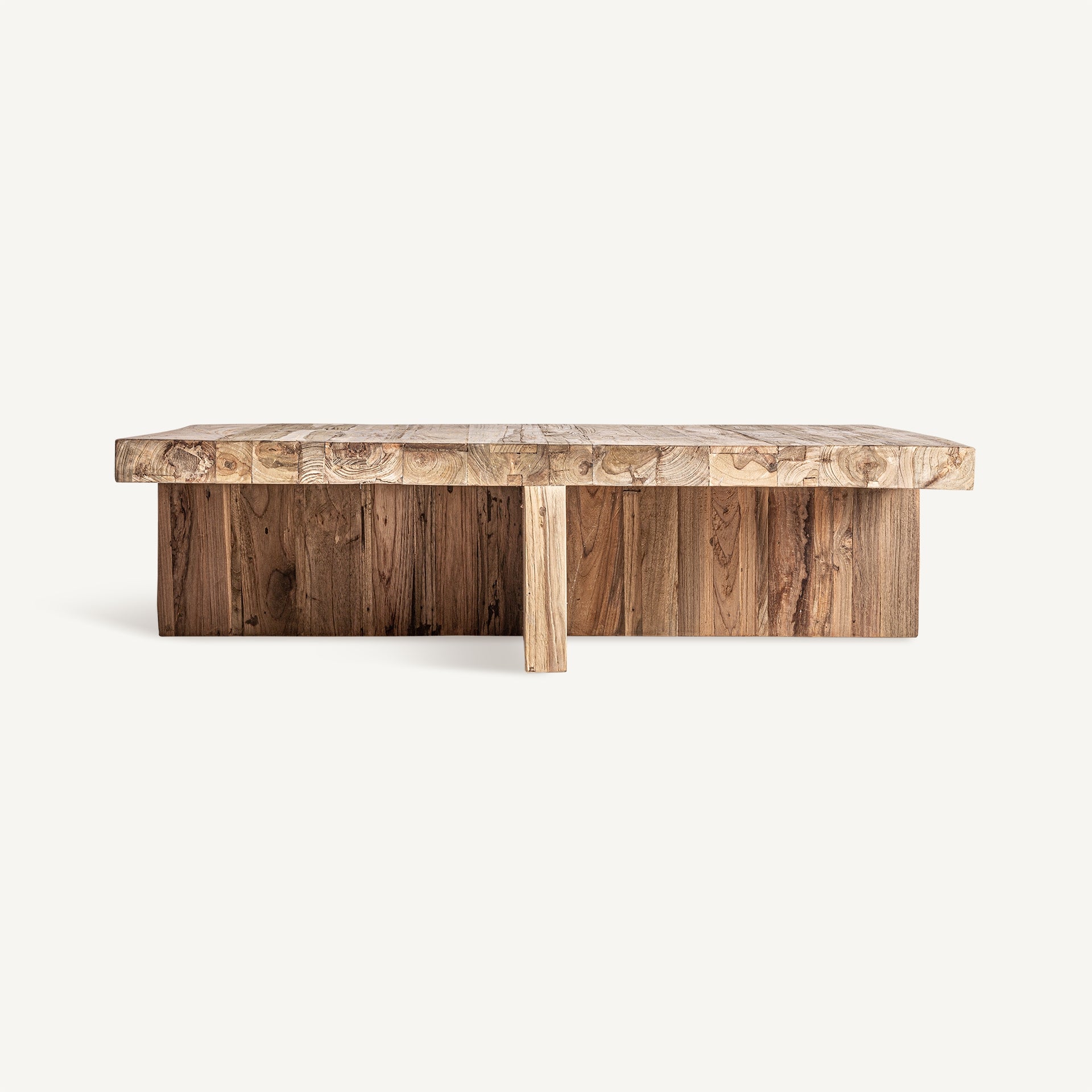 Bambua Pure tavolino legno ferroviario 26 cm