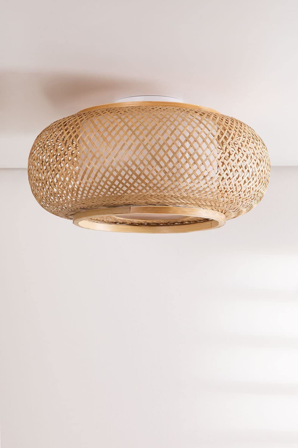 Sklum Terles plafoniera bambù marrone Ø40 cm