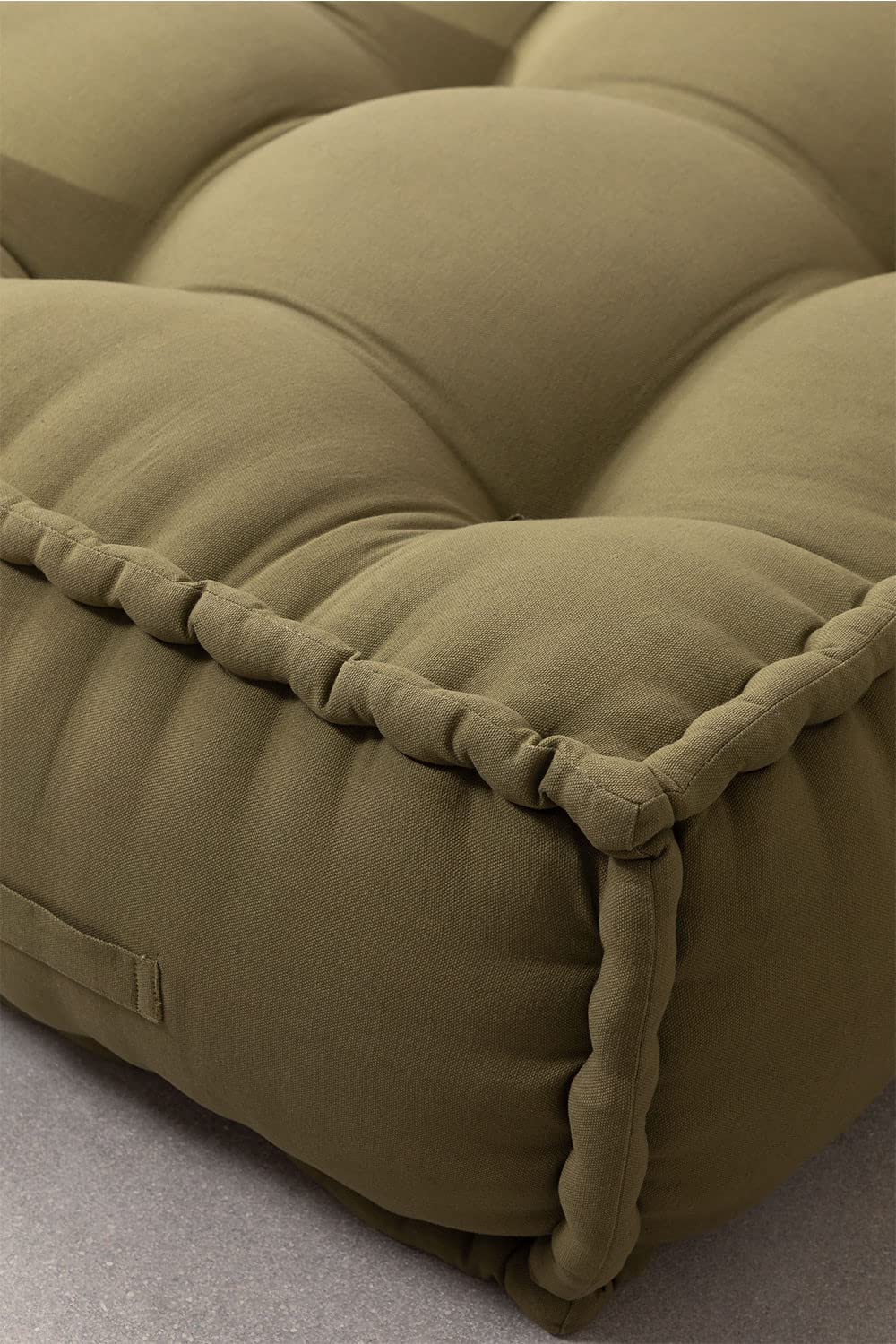 Sklum Yebel Verde Salvia pouf divano modulare cotone