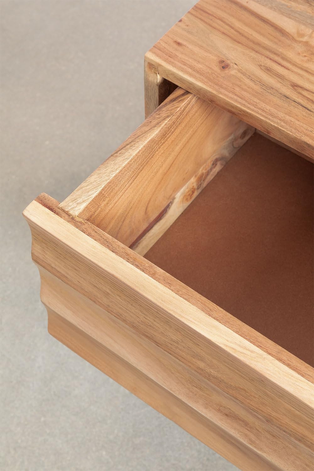 Sklum Petter Comodino 2 Cassetti Acacia Legno