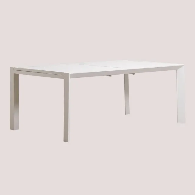 Sklum Starmi tavolo da giardino allungabile 180-240 bianco
