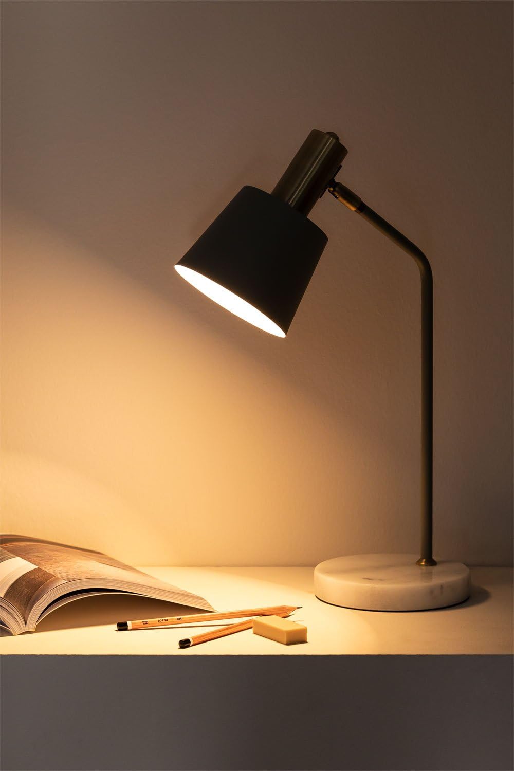 Sklum Águeda Lampada da Tavolo in Ferro