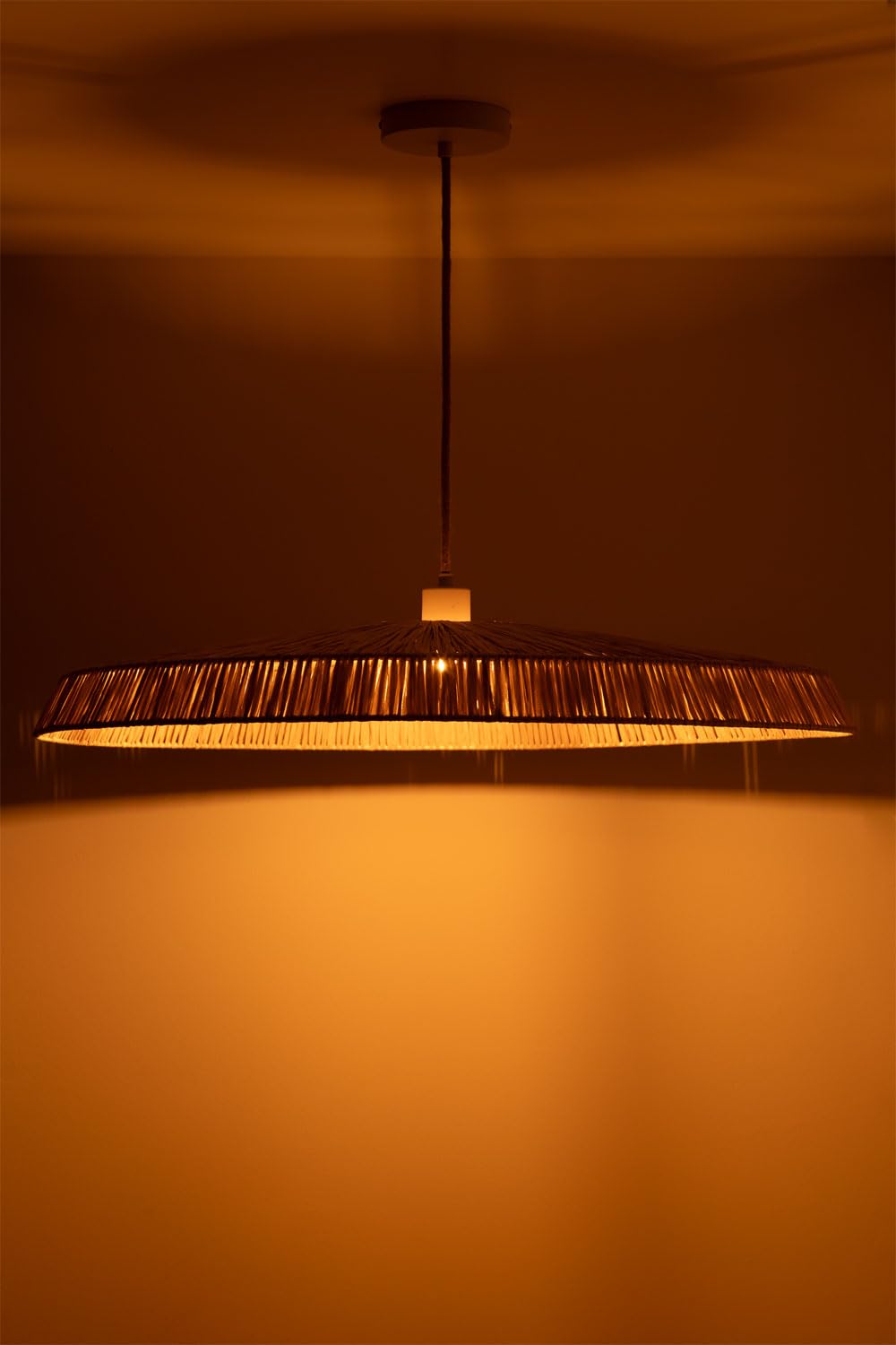 Sklum Velcko lampada soffitto rafia Ø74 cm