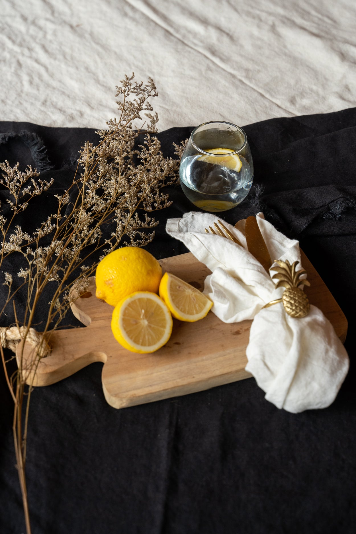 Bambua Linen Napkin tovagliolo lino bianco