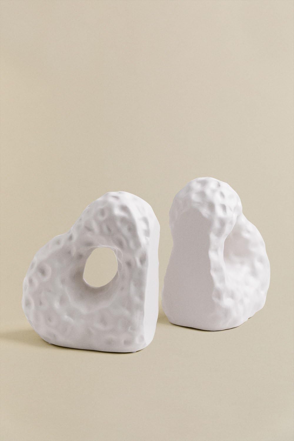 Sklum Sayre Set 2 Fermalibri Ceramica Forma Roccia