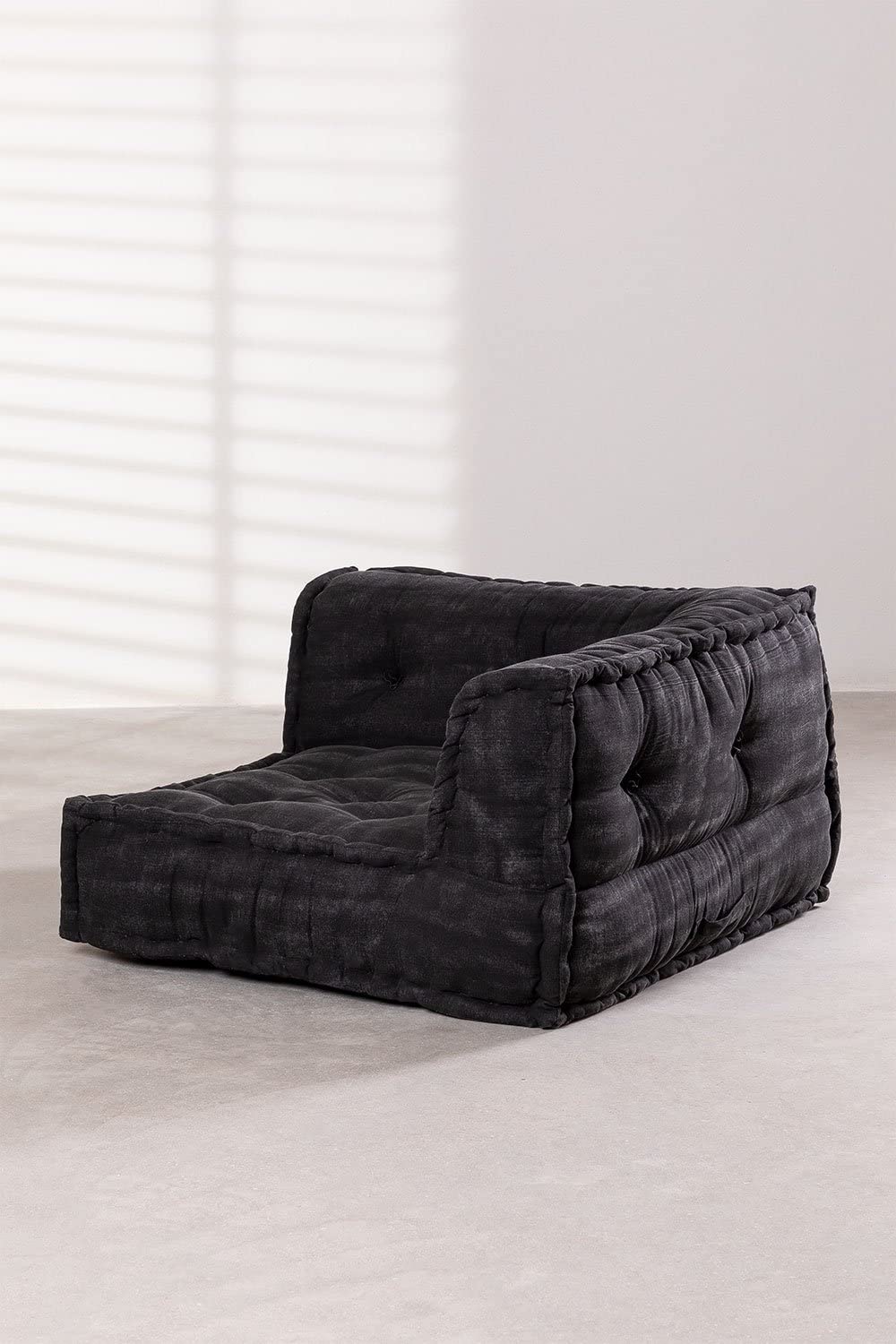 Sklum Dhel pouf modulare 83x83 cm cotone grafite