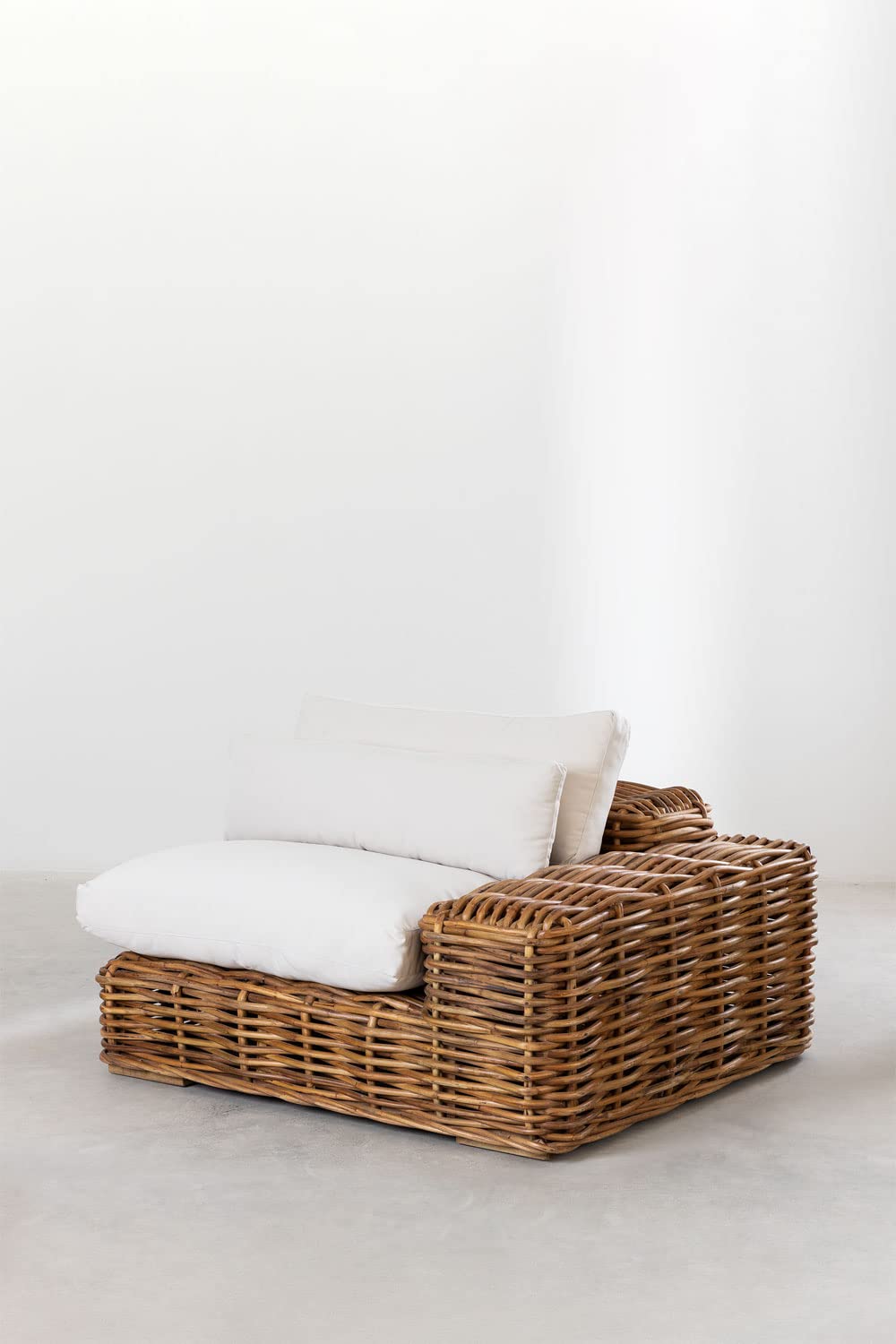Sklum Milu Style modulo divano giardino mogano