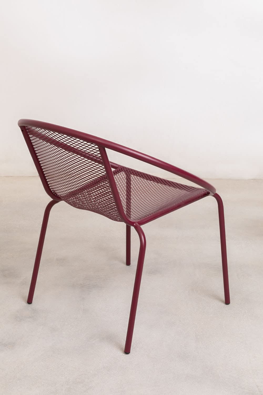 Sklum Dylha set 2 poltrone giardino rosso vino