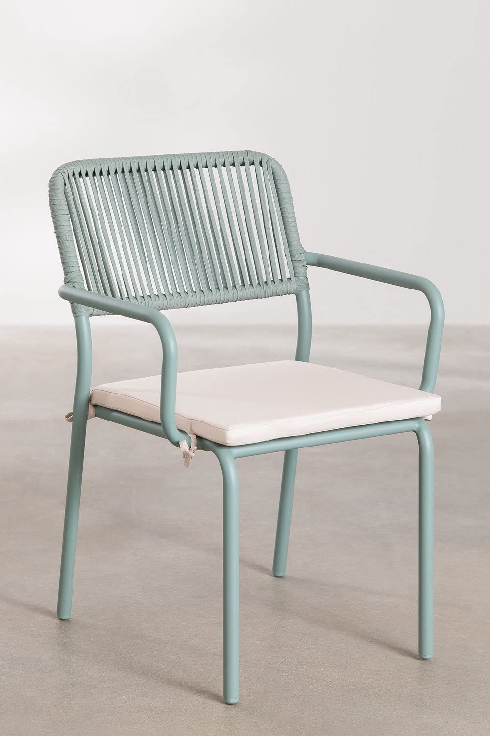 Sklum Arhiza Celadon Sedia da Giardino Impilabile Verde