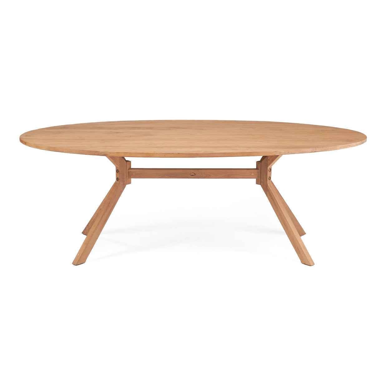 Bambua Kulala tavolo pranzo ovale teak 6 posti
