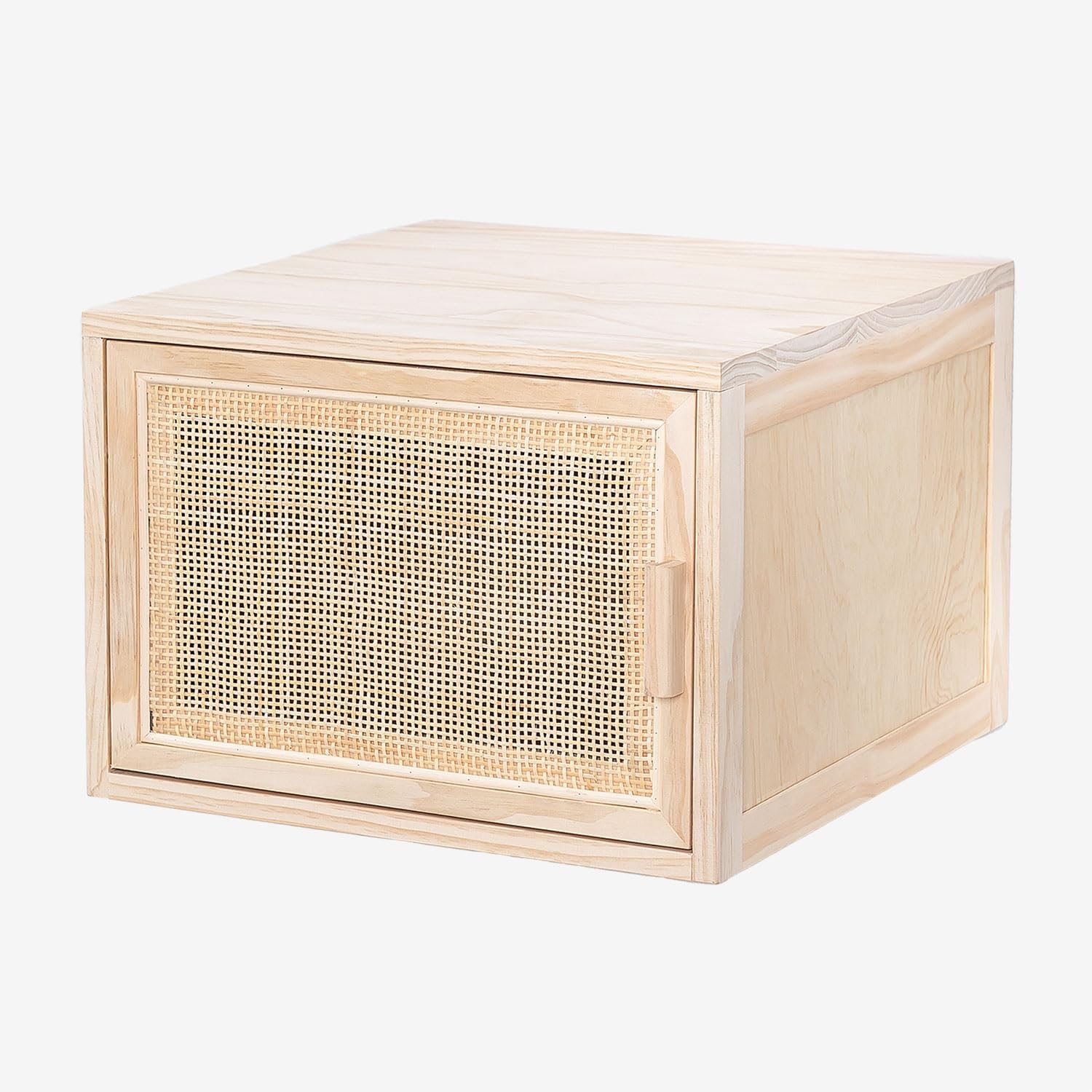 Sklum Reyna comodino sospeso rattan marrone