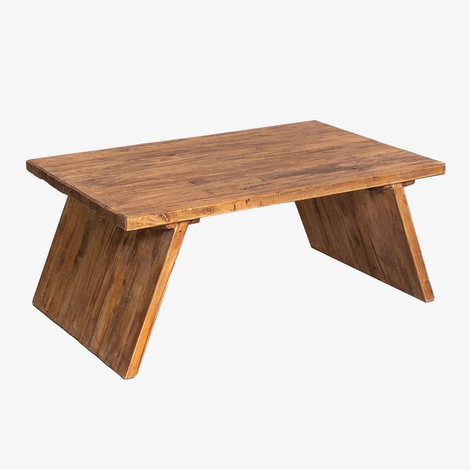 Sklum Caffie Tavolino Rettangolare Legno Riciclato 112 cm