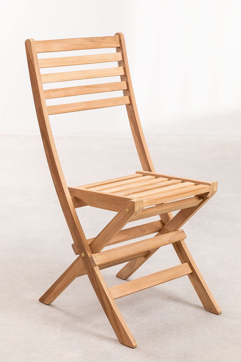 Sklum Nicola sedia giardino pieghevole in teak