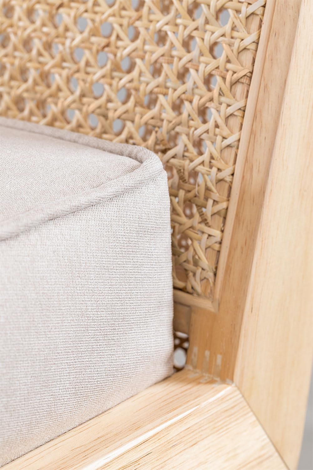 Sklum Icon Style panca 109 cm rattan con cuscino