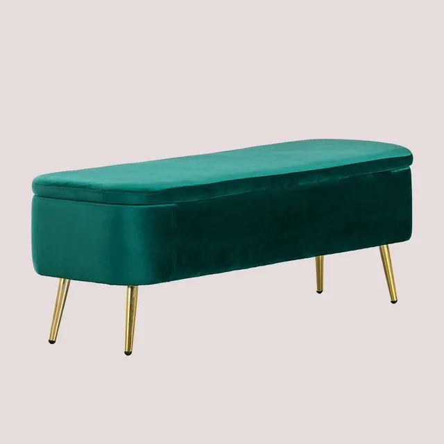 Sklum Izadi Panca Baule in Velluto 120 cm
