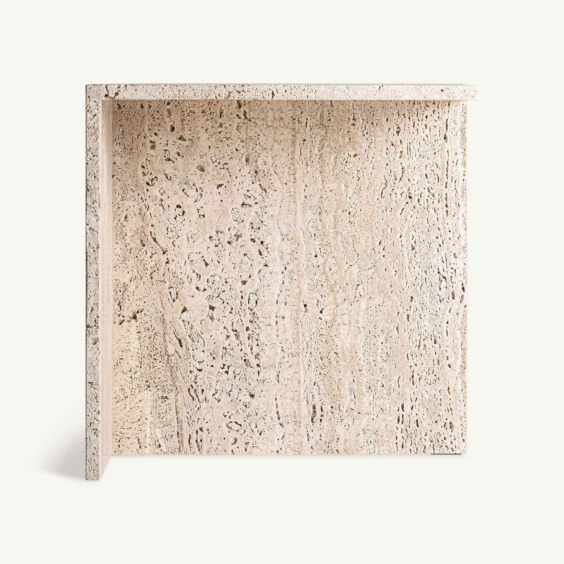 Bambua Theuville tavolino in travertino beige