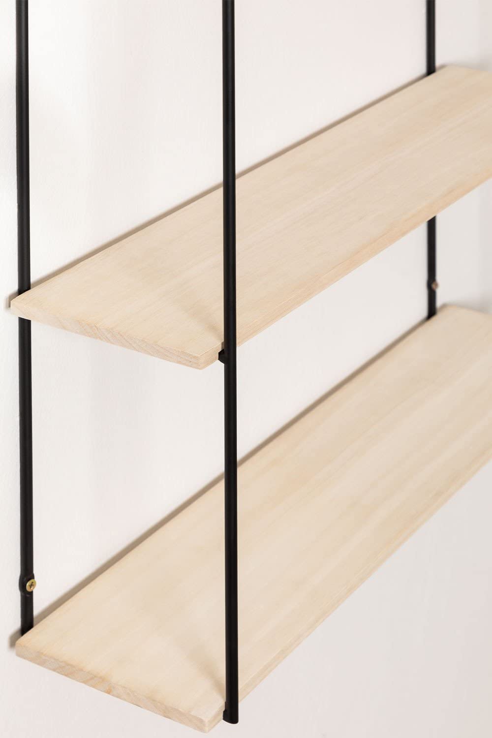 Sklum Arison Scaffale a Muro Legno e Acciaio 175 cm