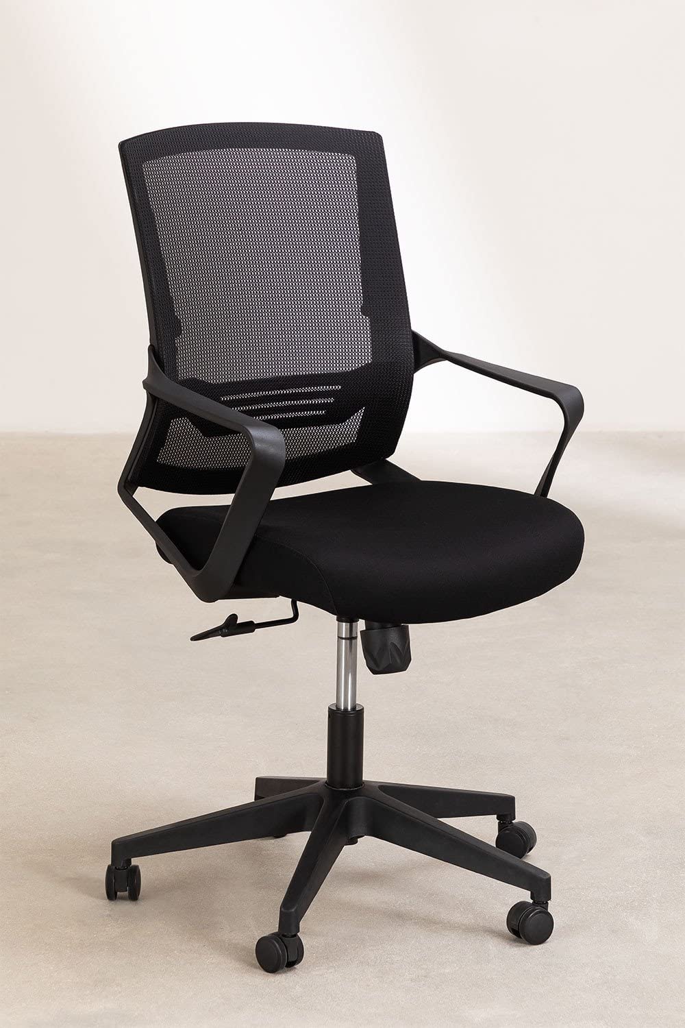 Sklum Work sedia da ufficio con ruote nera