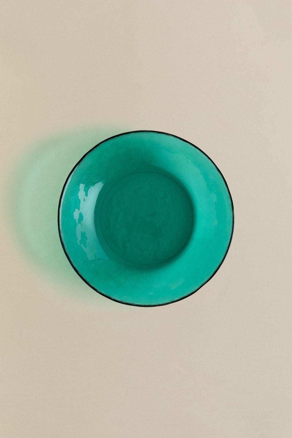 Sklum Yelena piatti fondi vetro 4 pezzi Ø21,5 cm