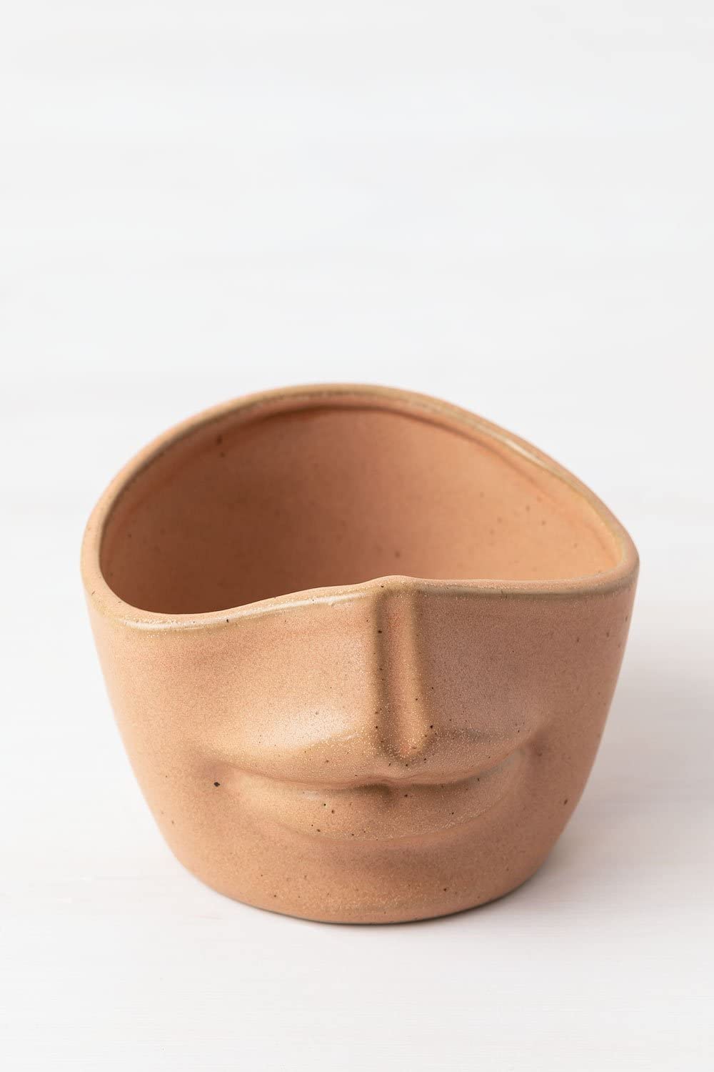 Sklum Tanok vaso in ceramica marrone cioccolato Ø12 cm