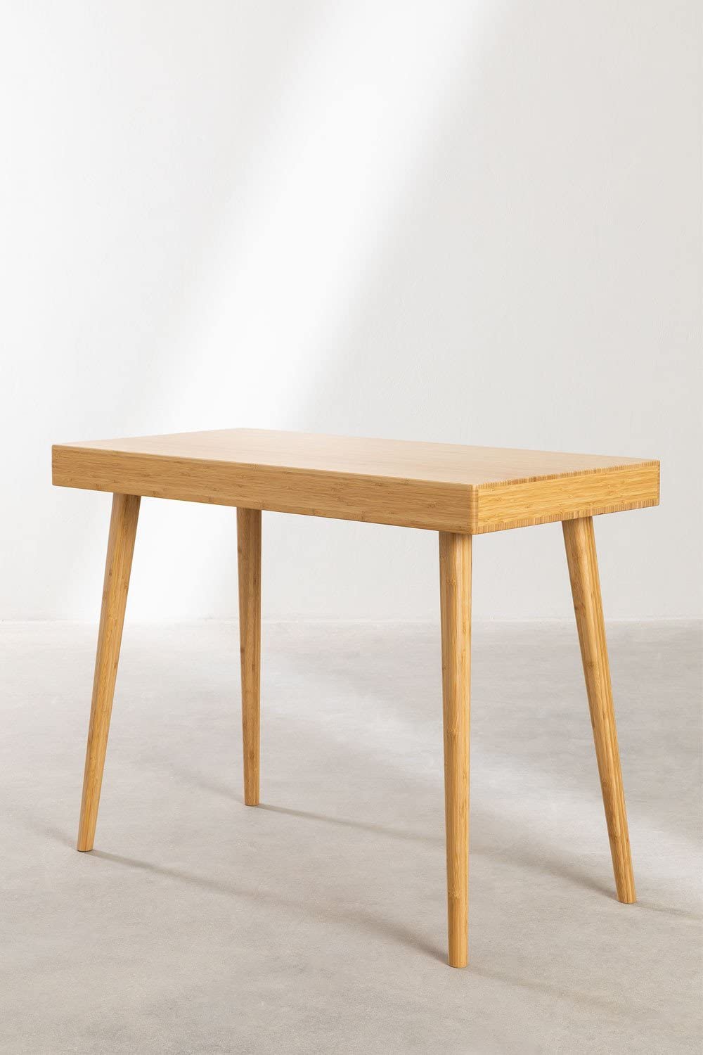 Sklum Takeo scrivania bambù con 3 cassetti 101 cm