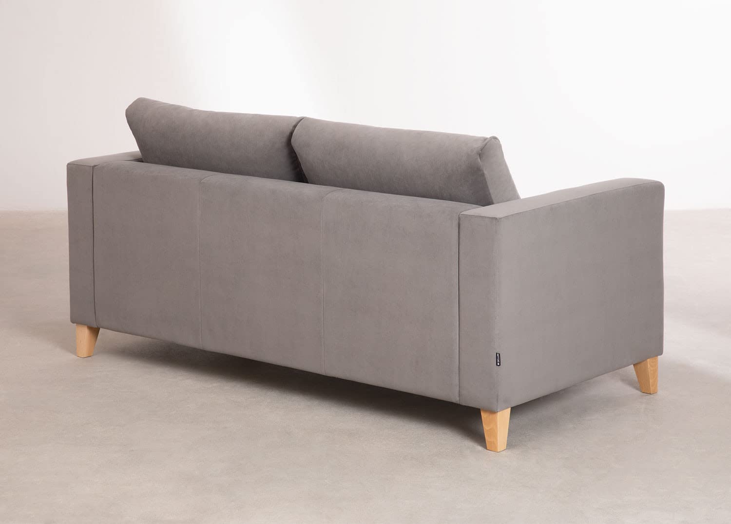 Sklum Rous Divano Letto 2 Posti in Velluto Grigio