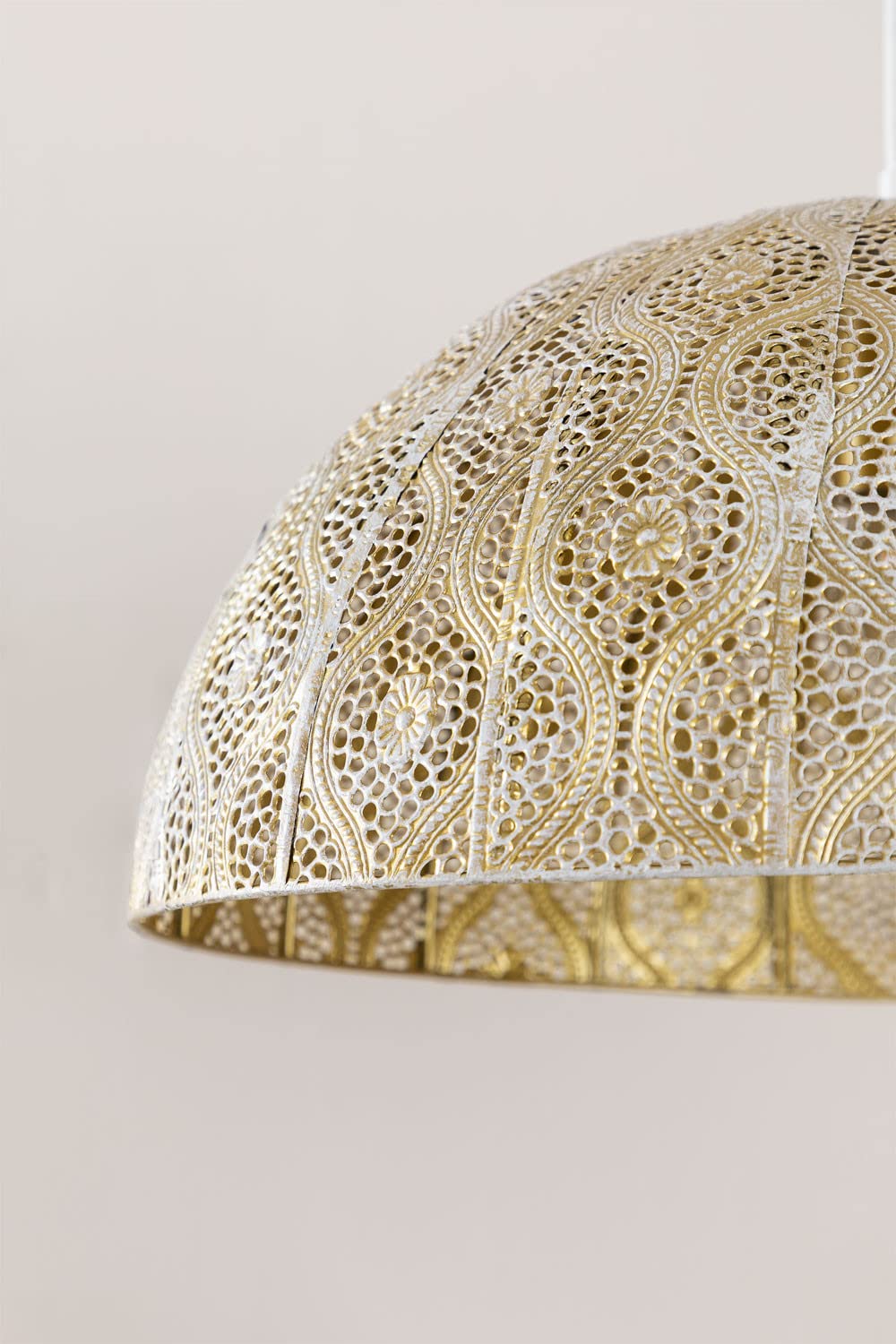 Sklum Meraki Lampada da Soffitto Metallo Oro Vintage