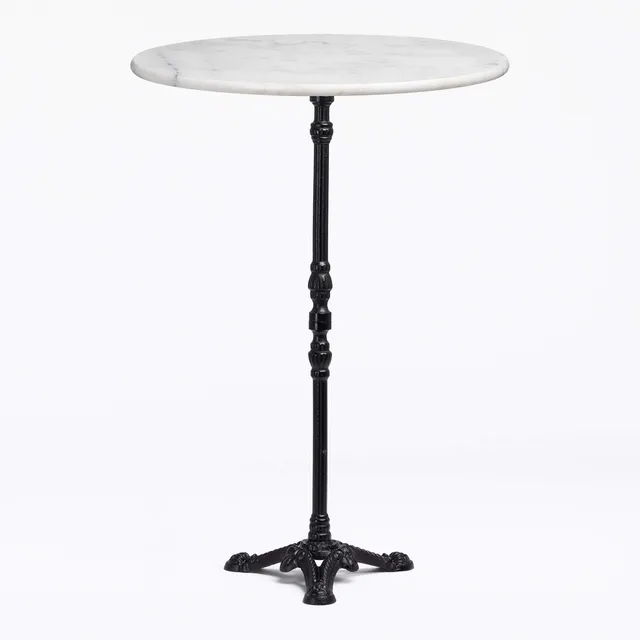 Sklum Lupin Slim tavolo alto bar marmo nero tondo 60