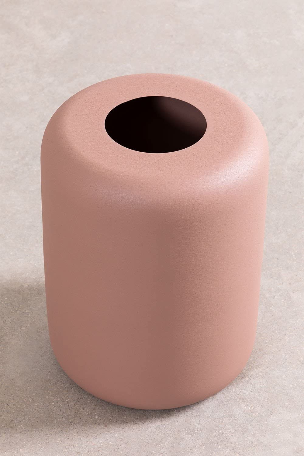 Sklum Dehli Rosa vaso in metallo geometrico