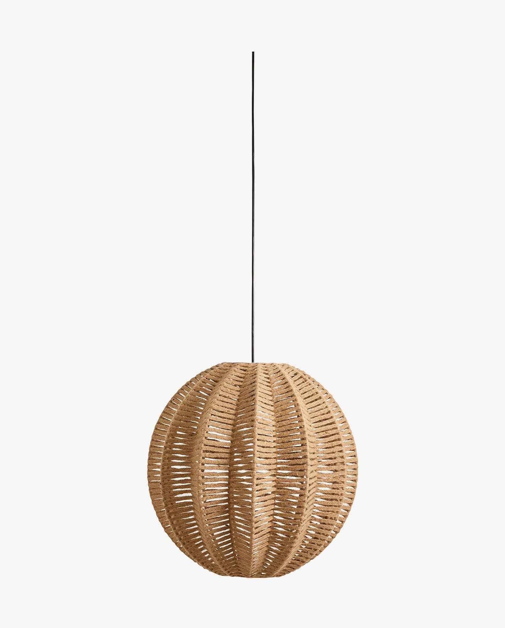 Bambua Juta lampadario sospensione iuta naturale