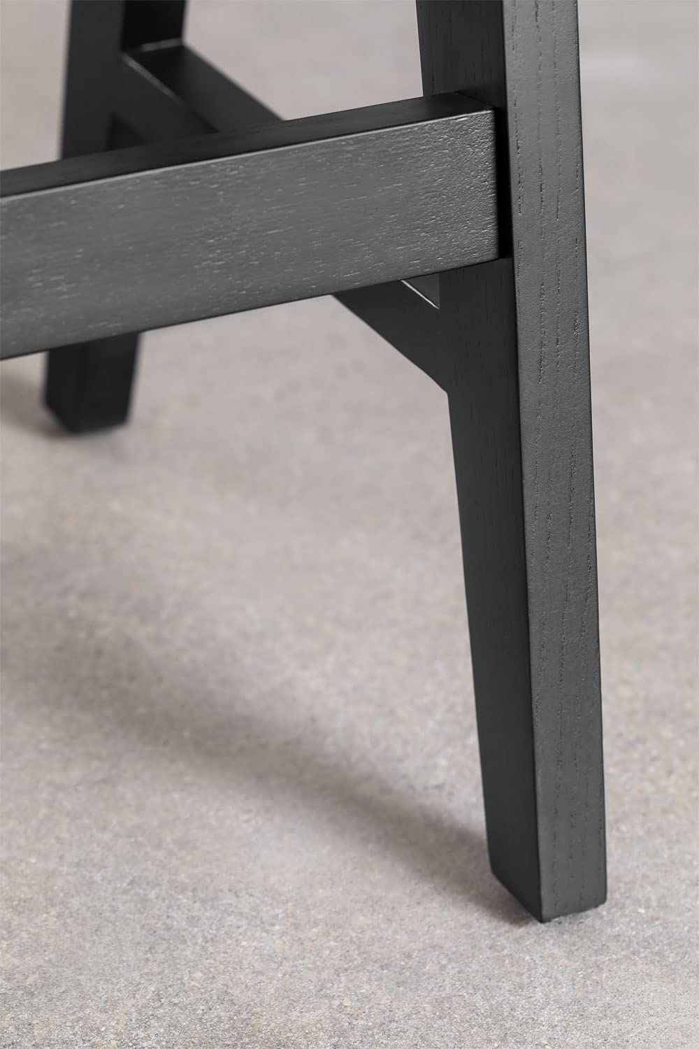Sklum Lali panca frassino rattan nero 110 cm