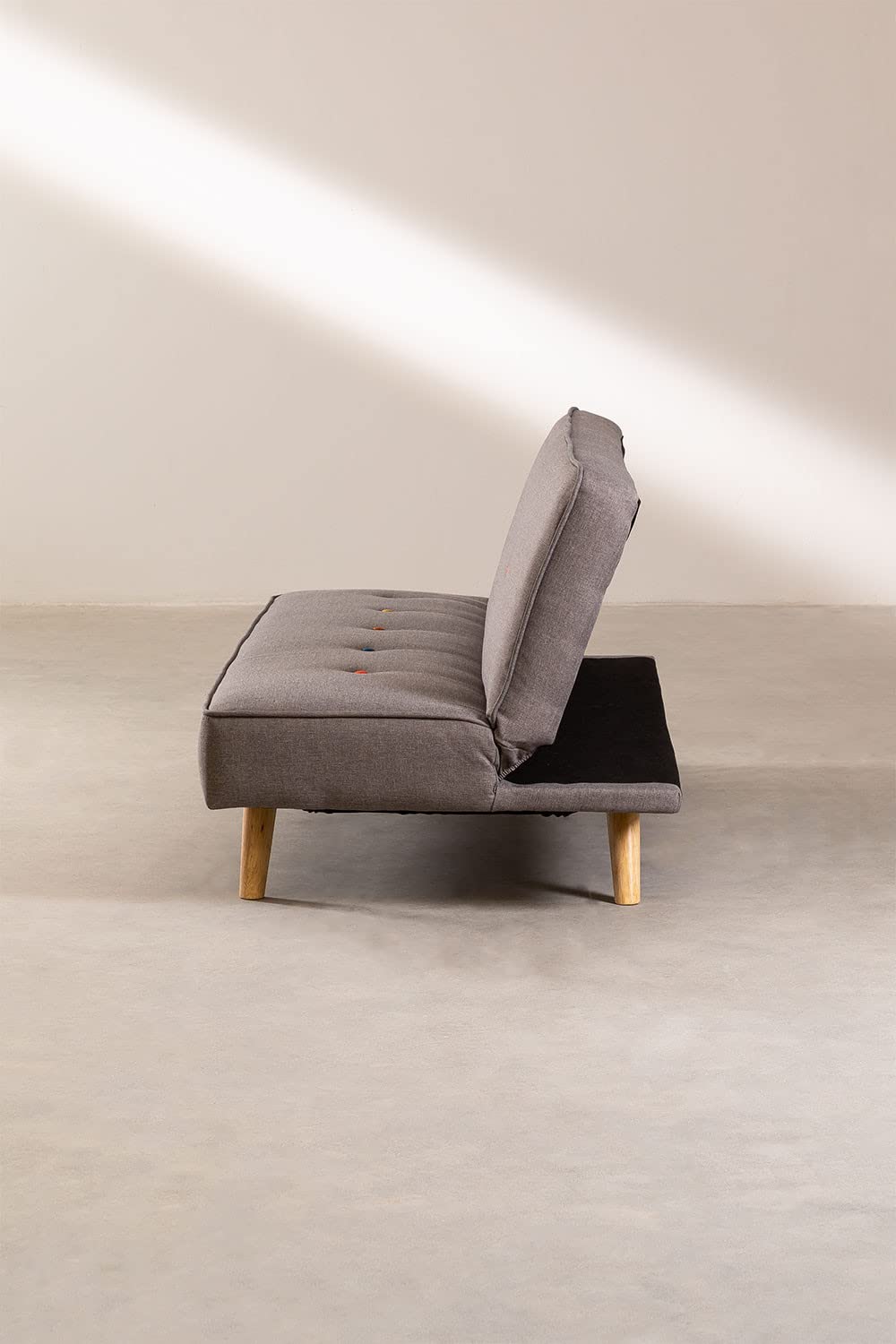 Sklum Orbun Colors divano letto 3 posti grigio chiaro lino