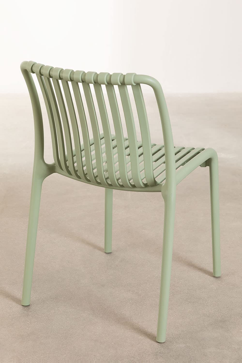 Sklum Wendell sedia da giardino celadon impilabile