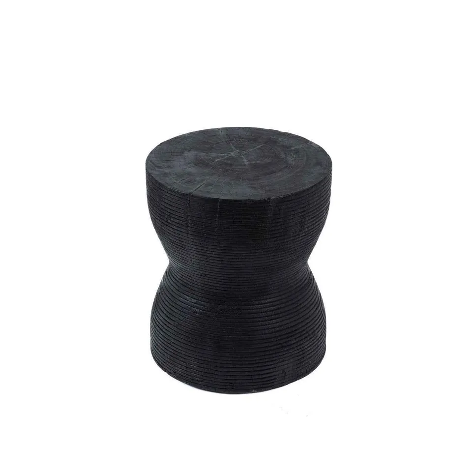 Bambua Kotoran sgabello in legno suar nero